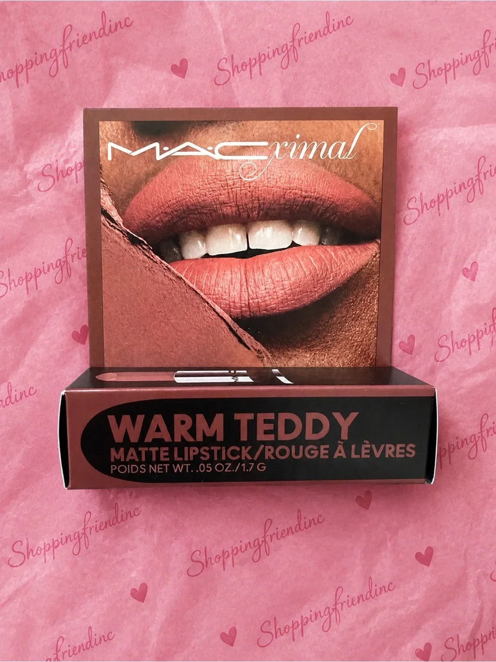 New! MAC Cosmetics Matte Lipstick — Warm Teddy (Warm Brown Nude)